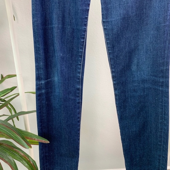 Madewell High Riser Dark Wash Skinny Jeans - Picture 4 of 6